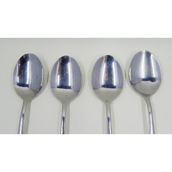 Reed & Barton Select Fiddler Soup Spoons Set of 4 - Picture 3 of 7